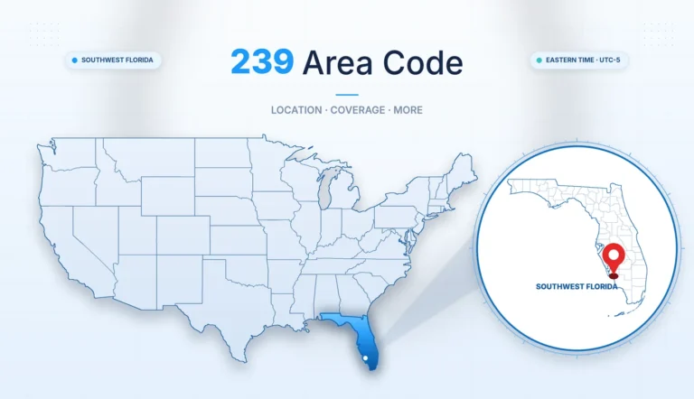 Area Code 239 Location in USA: Cities, Time Zone and Caller Guide Area code 239 location in usa
